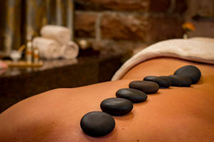 Hot stones therapy